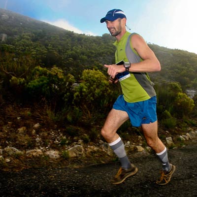 Photo of Jurgen trail running